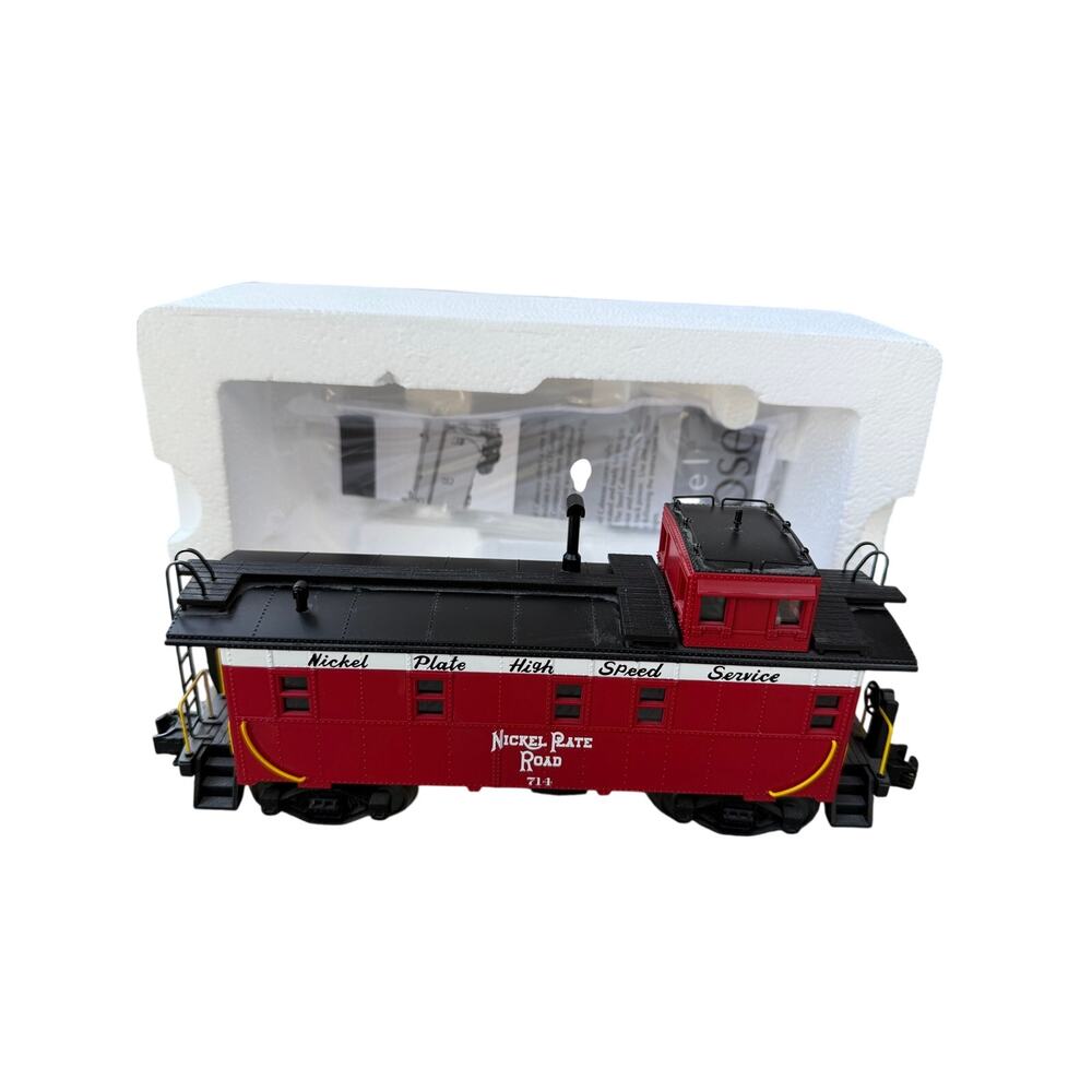 M.T.H. Premier O Scale Nickel Plate Road Steel Caboose (20-90002f)